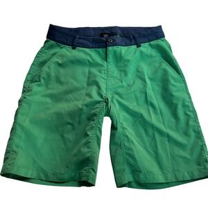 KAVU Men's Green‎ and Navy Blue Shorts Size S Outdoor Casual Adventure